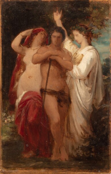Étude pour Hercule à la croisée des chemins