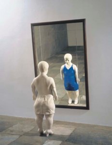 Sarah with Blue Dress