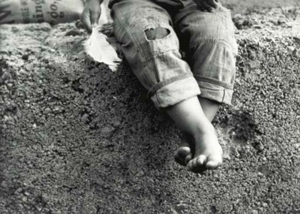Image No. 53 (Feather and child's feet), 1966