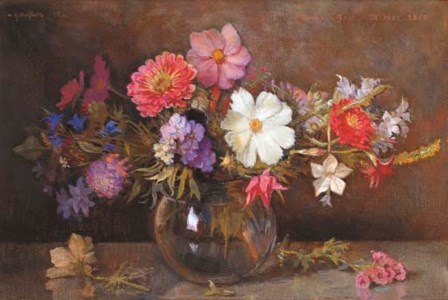 Various flowers in a vase