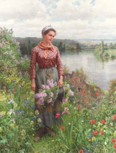Daniel Ridgway Knight, Gathering Lilacs