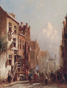 Een Gezigt in de Jodenbuurt: the Jewish quarter, Amsterdam