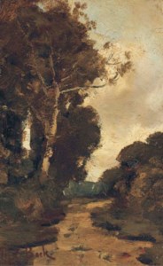 Boschrand: view in a forest