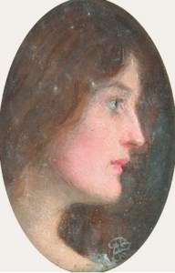 Portrait of Effie Ruskin, profile