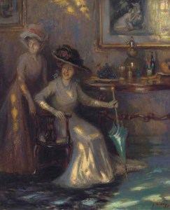 Two ladies in an interior