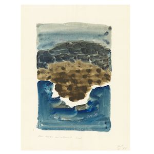 MÉRET OPPENHEIM (1913-1985) Composition abstraite (pour Mesens) (Executed in April 1958)