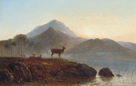 Sunset over the loch