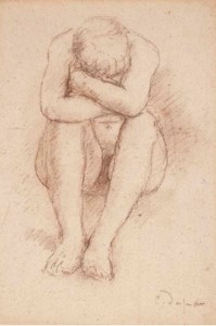 Seated nude