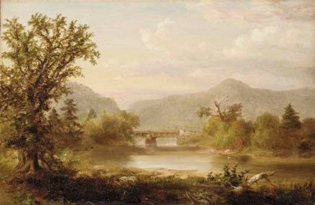 A view of a valley, Springtime