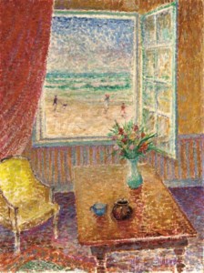 Open window near the shore