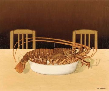 Nature morte avec langouste
