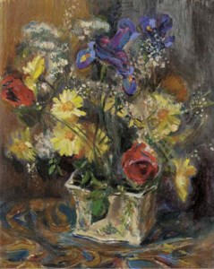 Nature morte avec vase de fleurs