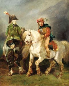 Soldiers on horseback