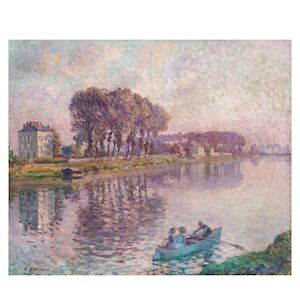 La Marne à Pomponne (Painted in Pomponne in 1904)