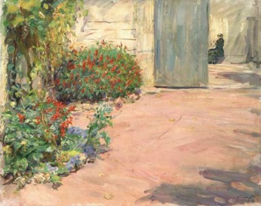 Gartenweg zum Sommerhaus