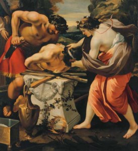 A sacrificial scene