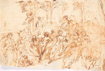 Apollo and the Muses on Parnassus