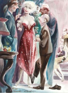 Untitled (Man pulling down woman's dress)