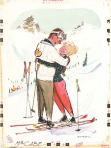 It must be fate -- my wife and your husband breaking their legs on the same day