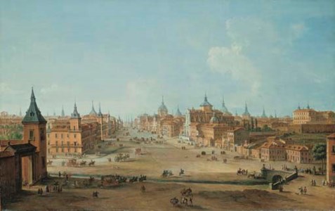 Antonio Joli, The Calle de Alcalá, Madrid