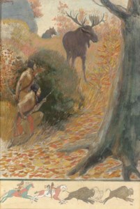 Hunting Wild Moose