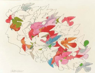 Face with Doves