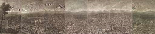 Prospetto del'Alma Città di Roma visto del Monte Gianicolo