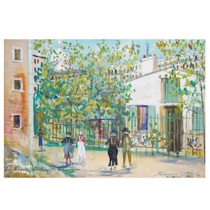 Le Maquis à Montmartre (Painted in November 1930)