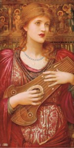 'Thy Music, faintly falling, dies away, Thy dear eyes dream that Love will live for aye' G.F. Bodley