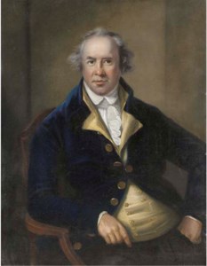Portrait of a gentleman, traditionally identified as George Bruere, Governor of Bermuda, three-quarter-length, seated in a blue coat and yellow waistcoat