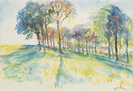 Landscape with cows
