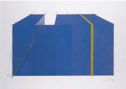 Lotto di tre opere: a) Senza titolo firmato e datato Aricò 71 (in basso a destra) collage, pittura a spruzzo e biro su carta cm 70x100 Eseguito nel 1971 b) Senza titolo firmato e datato in basso a destra Aricò 72 (in basso a destra) tecnica mista e collage su cartoncino cm 69x96 Eseguito nel 1972 c) Senza titolo firmato Aricò (in basso a destra) collage, pittura a spruzzo e matita su carta cm 70x100 (3)