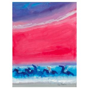 ANDRÉ BRASILIER (B. 1929) Rivage au ciel rose (Painted in 2012)