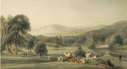 A view of Bolton Abbey, Yorkshire