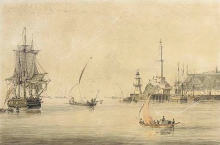 The port of Genoa