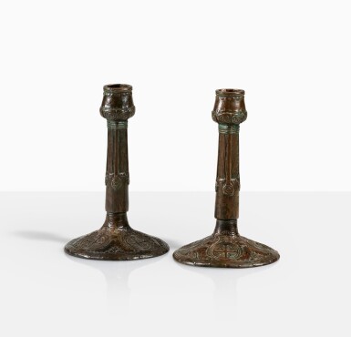 Pair of candlesticks, circa 1900