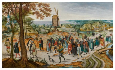 The wedding procession