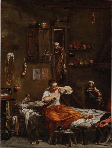 The flea hunt or 'la puce'
