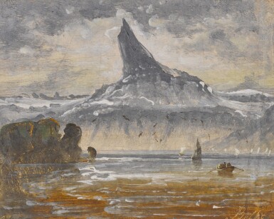 A distant view of Mount Stetind