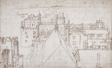 View across the rooftops of Lambeth Palace
