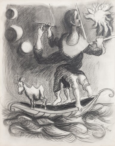 Le chevrier au compas