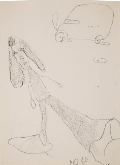 Walking Woman, Leg Foreshortened, with Van