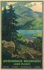 Adirondack Mountains Lake Placid / New York Central Lines. 1930.