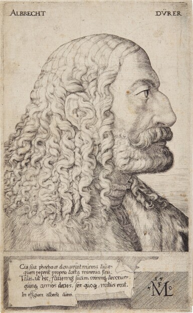 Portrait of Albrecht Dürer (Bartsch 10; Hollstein 21)