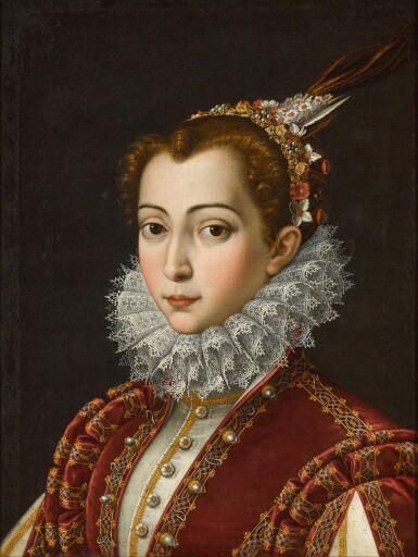Portrait of a Young Noblewoman, Possibly Identified as Lavinia della Rovere or Vittoria Accorambini