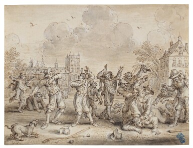 A Brawl in front of the Binnenhof, The Hague