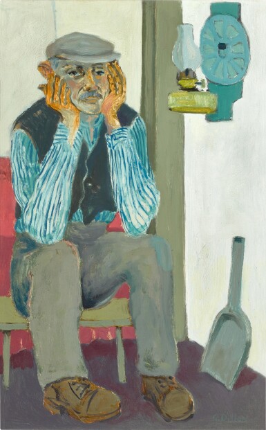 Old Man and Oil Lamp