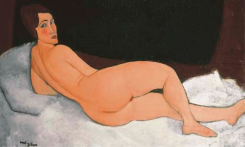 Amedeo Modigliani, Nu couché (sur le côté gauche)