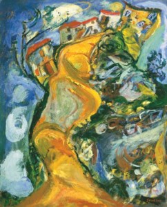 Chaim Soutine, La route folle à Cagnes (La Gaude)