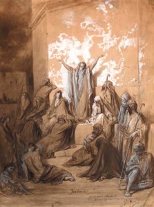 Jeremiah preaching to his Followers
